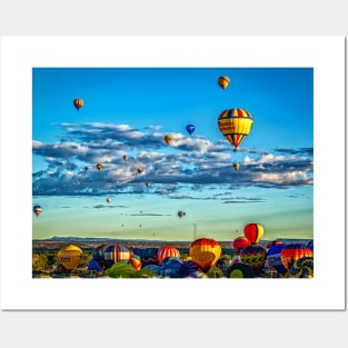 Albuquerque Hot Air Balloon Fiesta Posters and Art